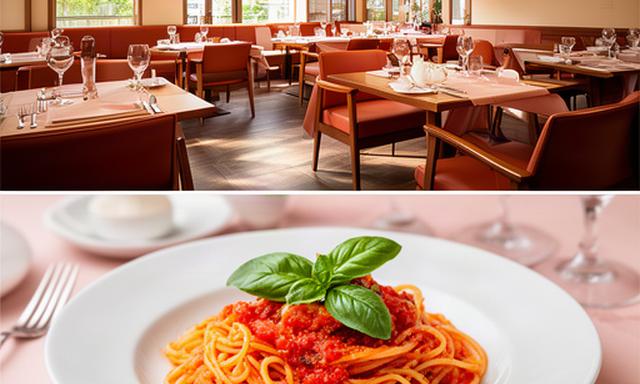 自然光を生かして撮影した小田原のイタリアンレストランの料理と客席